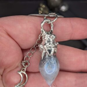 Moon Potion Bottle Necklace / Keyring / Bag Clip